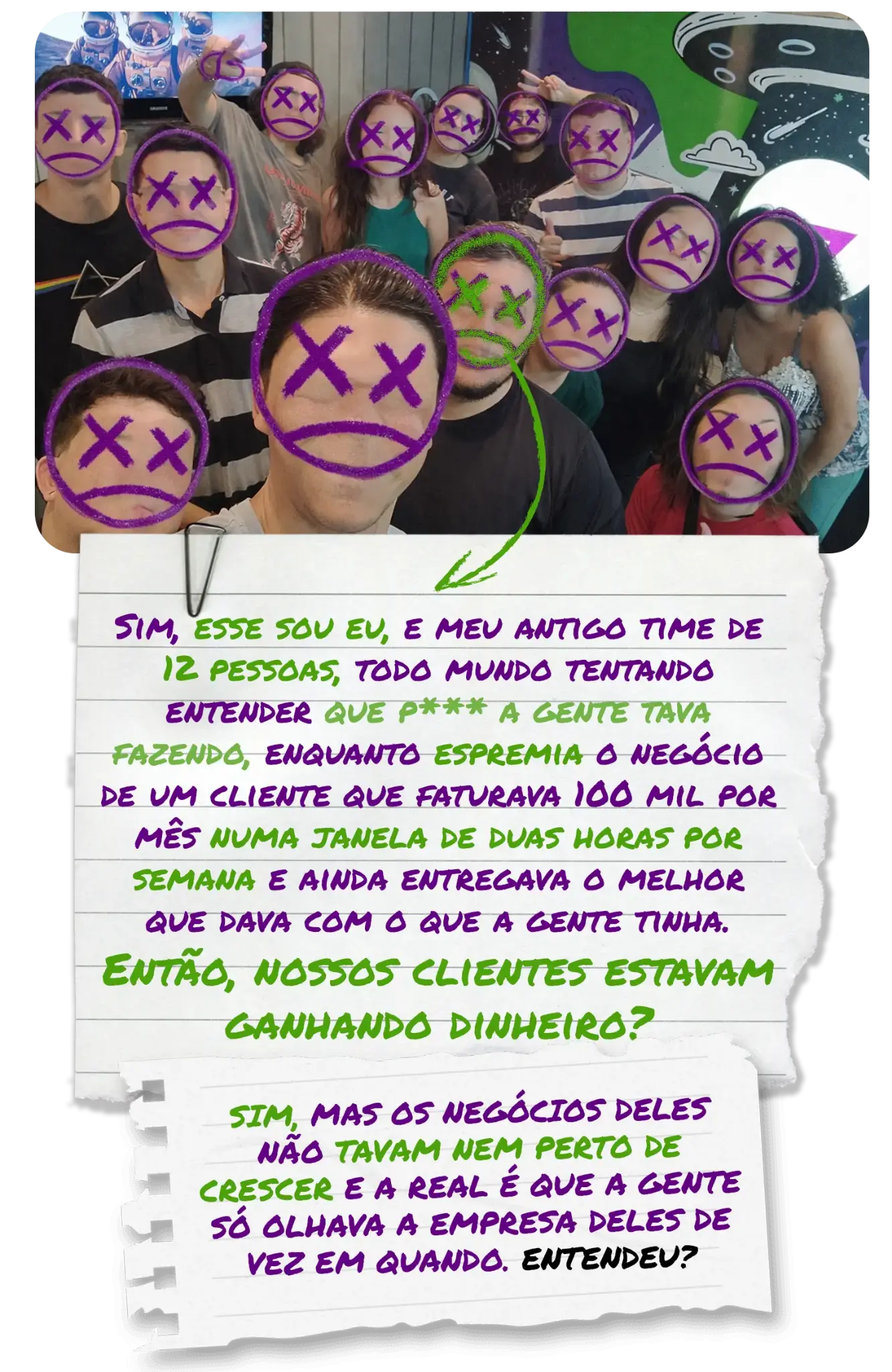 Infográfico: Atenção da agência vs. Suas necessidades